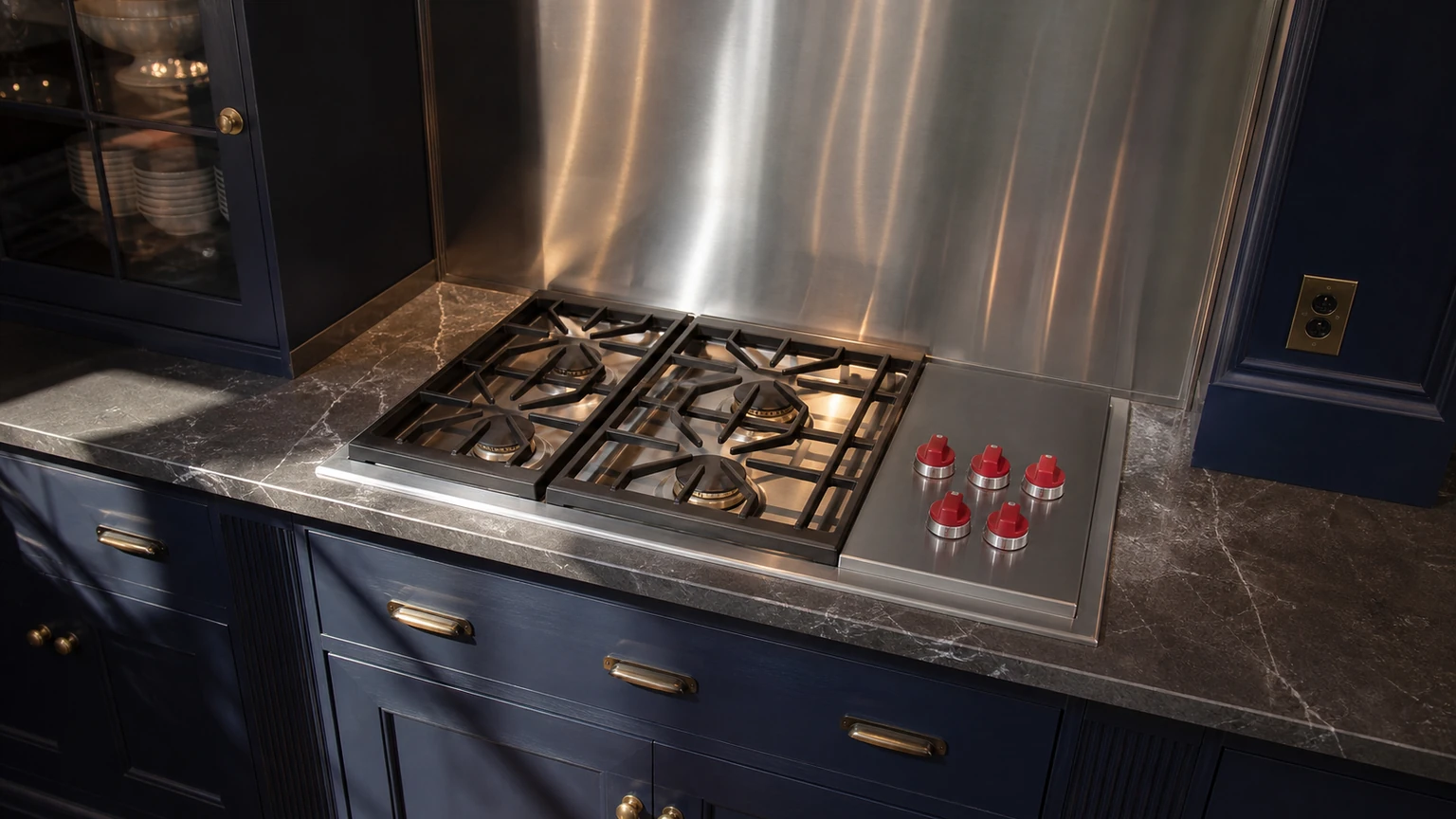 Built-in cooktop diagnostic visit in the service area